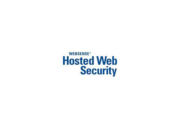 Websense Hosted Web Security - renouvellement de la licence d'abonnement (1 an) - 1 siège