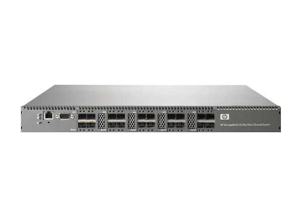 HPE 8/20q Fibre Channel Switch - switch - 8 ports - managed - rack-mountable