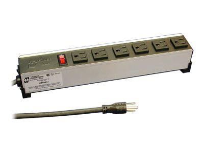 HAMMOND 15A RUGGED 6OUTLET 6FT CORD