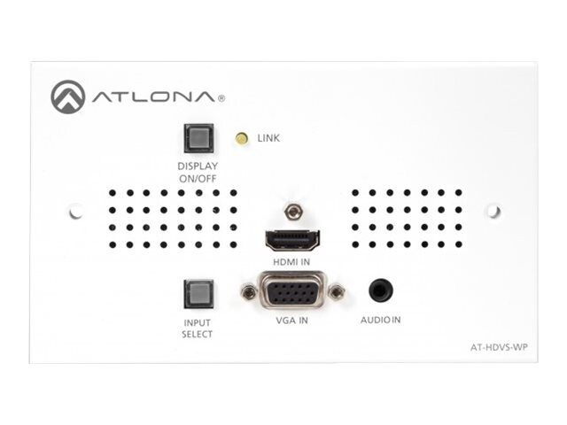 Atlona AT-HDVS-TX-WP (Transmitter Wall Plate) - video/audio extender - HDBaseT