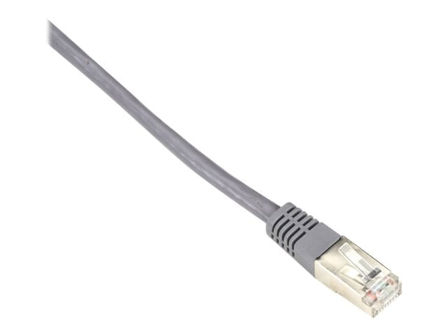 Black Box 10ft Shielded Gray Cat5 Cat5e 100Mhz Ethernet Patch Cable, 10'