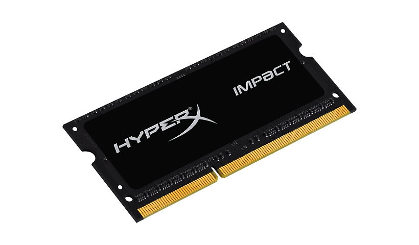 HyperX Impact Black Series - DDR3L - module - 4 GB - SO-DIMM 204-pin - 1600