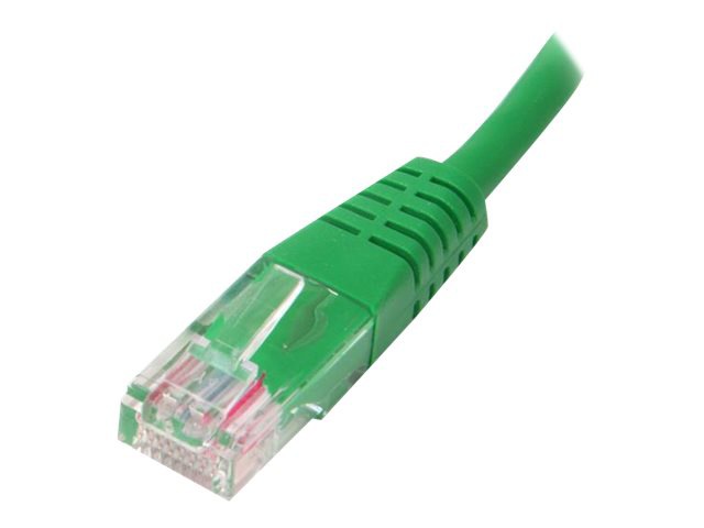 StarTech.com 10 ft Green Cat5e / Cat 5 Molded Patch Cable 10ft - patch cable - 10 ft - green