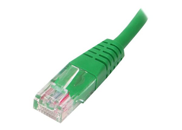 StarTech.com 10 ft Green Cat5e / Cat 5 Molded Patch Cable 10ft - patch cable - 10 ft - green