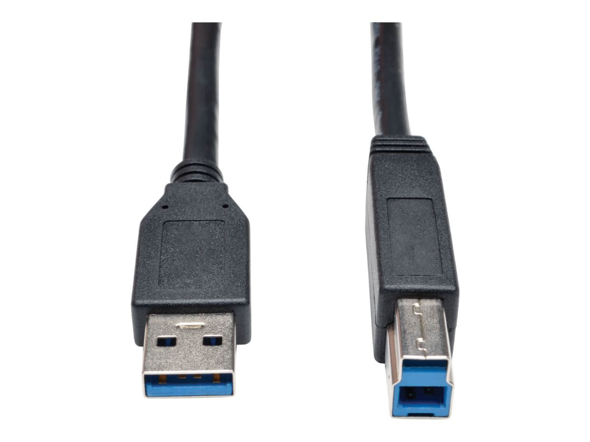 Tripp Lite USB 3.2 Gen 1 SuperSpeed Device Cable USB-A to USB-B M Black 3ft