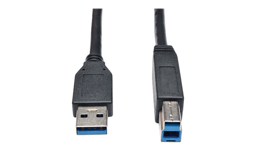 Tripp Lite USB 3.2 Gen 1 SuperSpeed Device Cable USB-A to USB-B M Black 3ft