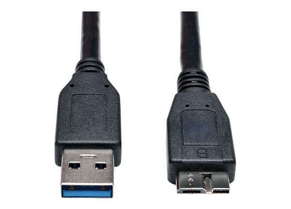 Tripp Lite 3ft 3.0 SuperSpeed Device Cable Male to USB Micro-B Male 3' - USB cable - Micro-USB Type B to USB U326-003-BK - USB Cables CDW.com