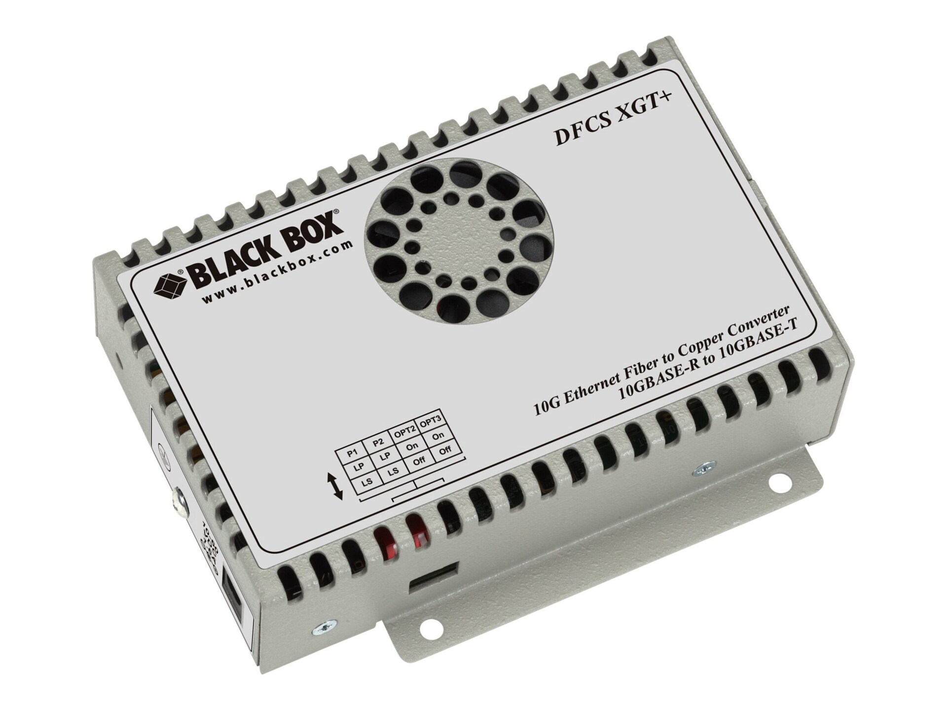 Black Box Dynamic Fiber Conversion System Managed - fiber media converter -