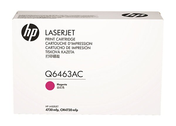 HP Q6463AC - magenta - original - LaserJet - toner cartridge (Q6463AC) - Contract