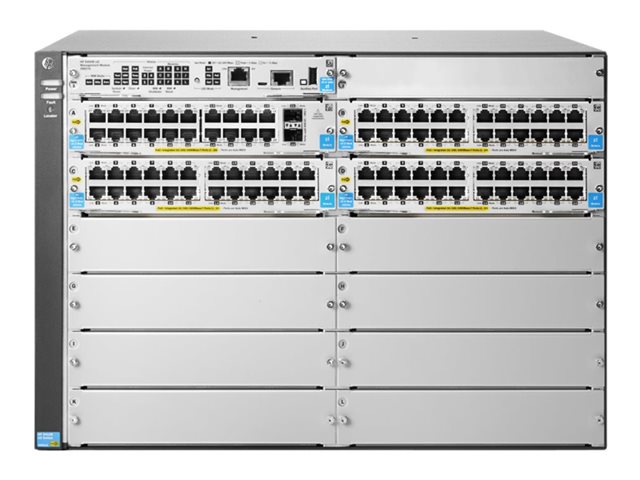 HPE 5412R-92G-PoE+/2SFP+ (No PSU) v2 zl2 Switch - switch - 92 ports - managed - rack-mountable