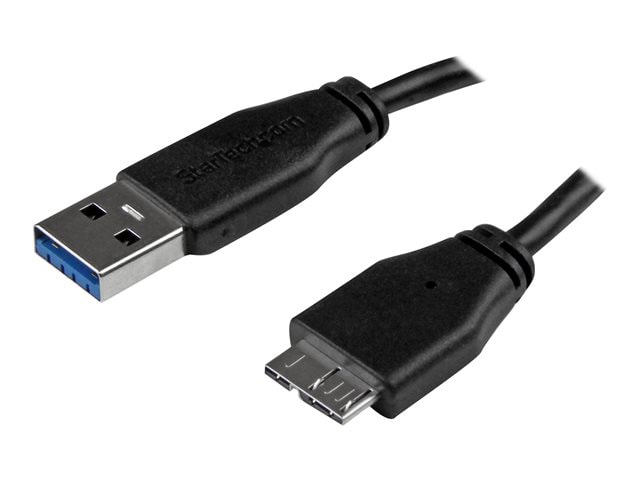 StarTech.com Slim Micro USB 3.0 cable - 1m (3ft) - USB cable - 3.3 ft
