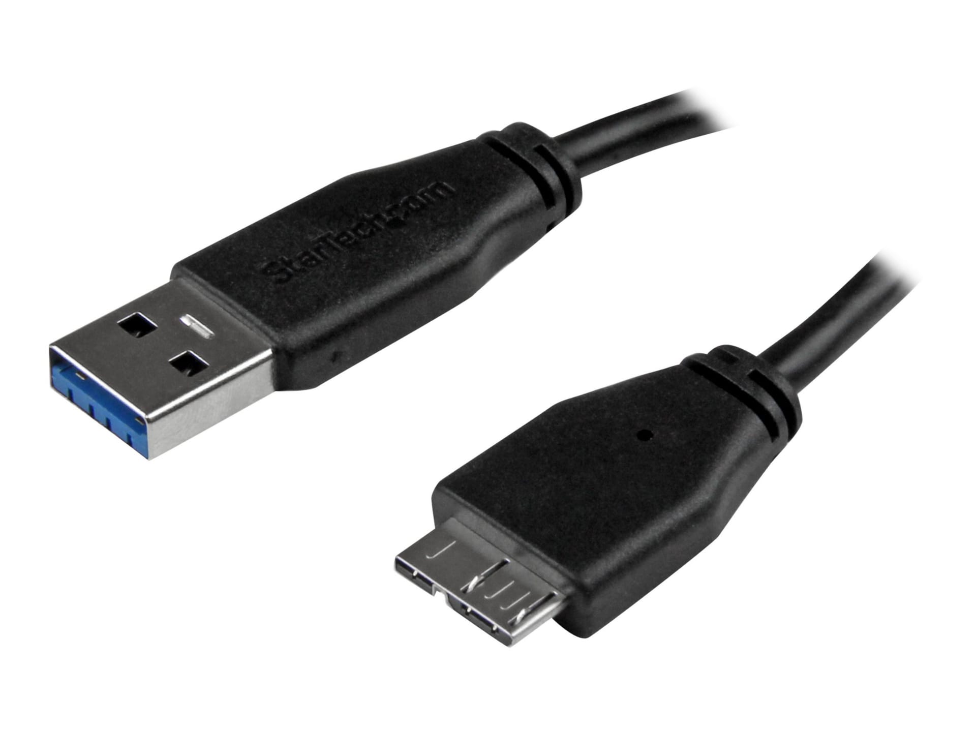 StarTech.com 2m / 6 ft Slim SuperSpeed USB 3.0 A to Micro B Cable - M/M
