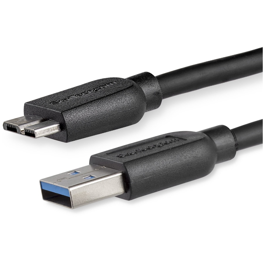 StarTech.com USB3AUB2MS USB cable USB 3.2 Gen 1 (3.1 Gen 1) 78.7" (2 m) USB A Micro-USB B Black