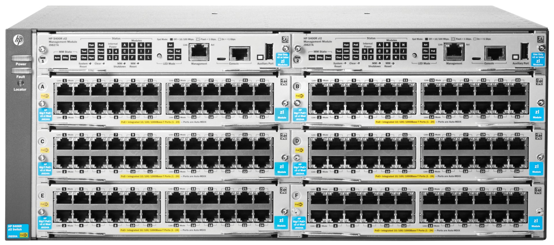 HPE Aruba 5406R zl2 - switch - managed - rack-mountable