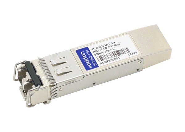 AddOn Finisar FTLF8528P3BCV Compatible SFP+ Transceiver - SFP+ transceiver module - 4Gb Fibre Channel (SW), 2Gb Fibre