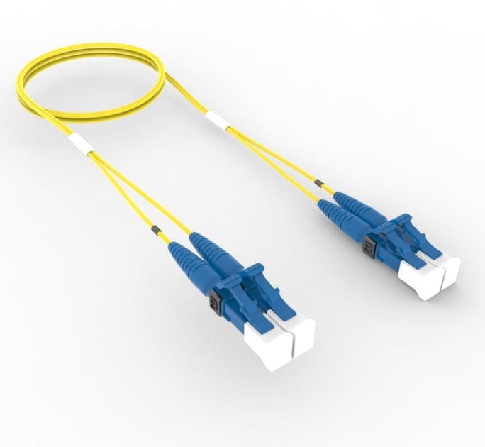CommScope SYSTIMAX InstaPATCH 360 10' LC/UPC to LC/UPC Duplex Riser Fiber Patch Cord - Yellow