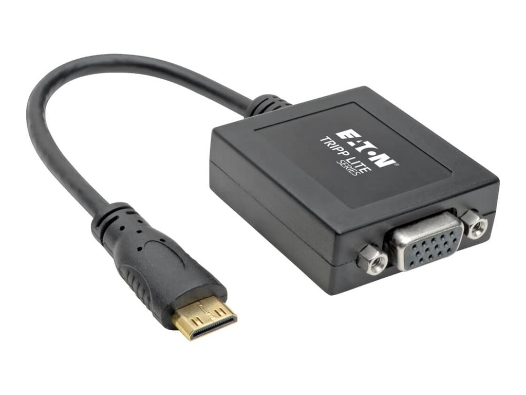 Tripp Lite Mini HDMI to VGA Adapter Converter Smartphone Tablet Ultrabook