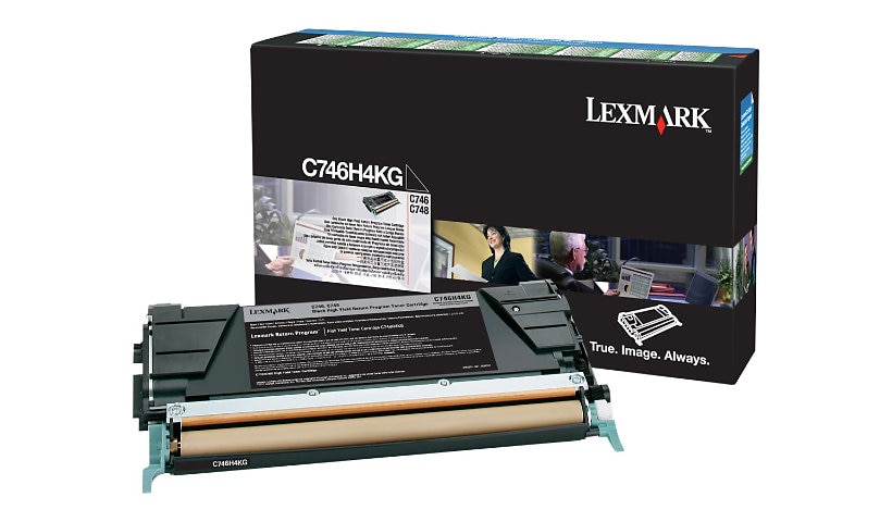 Lexmark - High Yield - black - original - toner cartridge - LRP, government