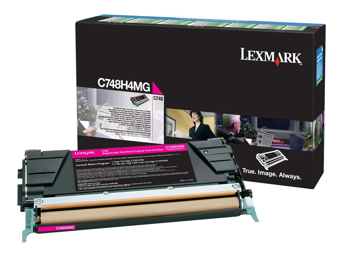Lexmark - High Yield - magenta - original - toner cartridge - LRP