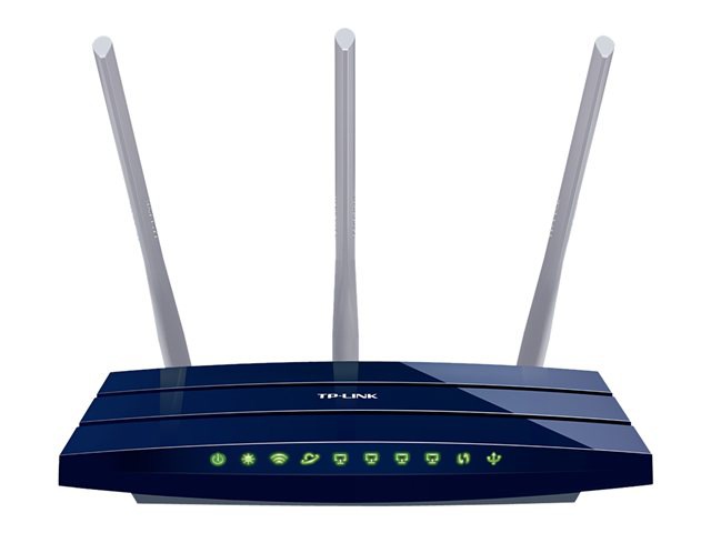 Thumbnail 2 of 5 for TP-LINK TL-WR1043ND Ultimate 300Mbps Wireless N Gigabit Router - wireless router - 802.11b/g/n (draft 2.0) - desktop