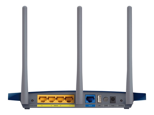 Thumbnail 4 of 5 for TP-LINK TL-WR1043ND Ultimate 300Mbps Wireless N Gigabit Router - wireless router - 802.11b/g/n (draft 2.0) - desktop