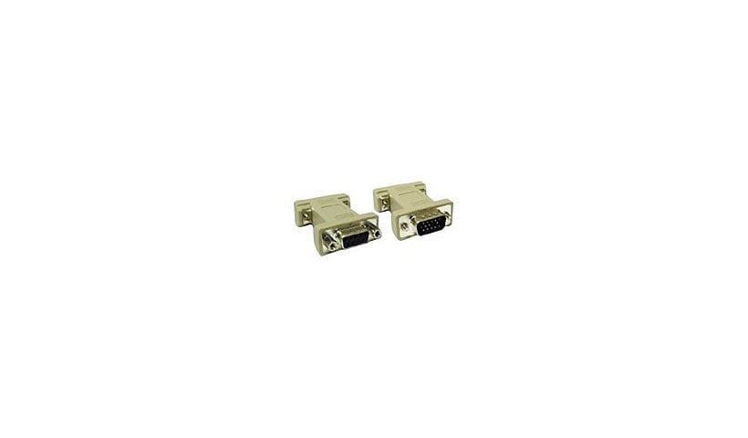 C2G MultiSync VGA HD15 to DB9 Serial RS232 Adapter - M/F