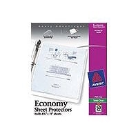 Avery Economy - sheet protector - for Letter - semi-transparent clear (pack