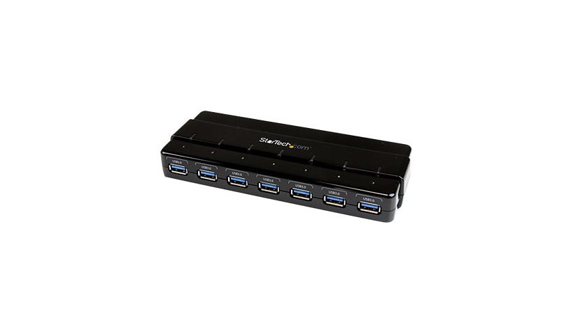 StarTech.com 7 Port USB 3.0 Hub 5Gbps 7x USB-A - Desktop - Bus/Self Powered