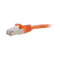C2G 10ft Cat6 Ethernet Cable - Snagless Shielded (STP) - Orange - patch cab