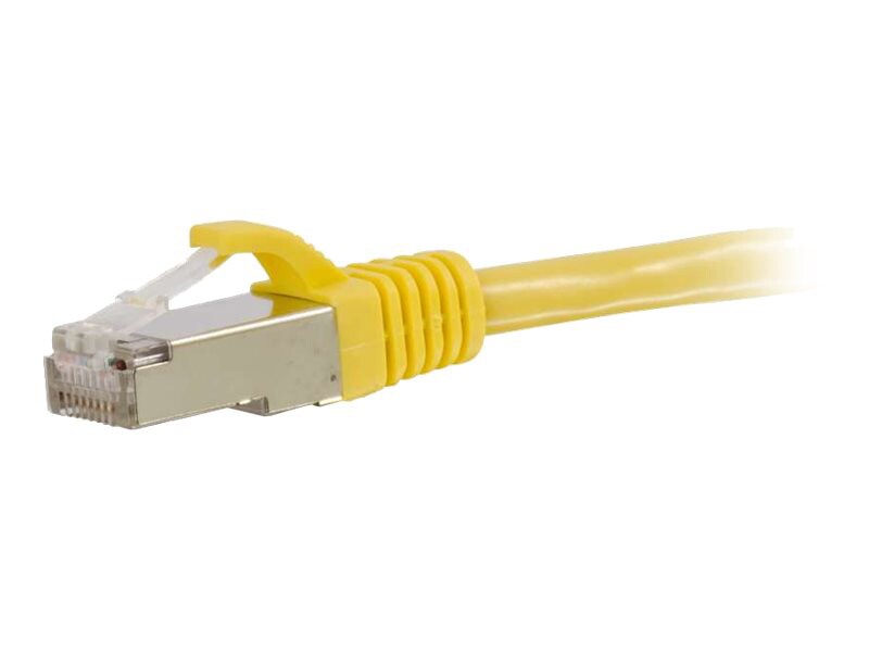 C2G 1ft Cat6 Ethernet Cable - Snagless Shielded (STP) - Yellow - patch cabl
