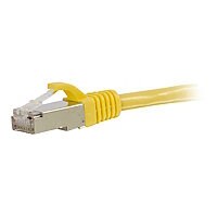 C2G 1ft Cat6 Ethernet Cable - Snagless Shielded (STP) - Yellow - patch cable - 30.5 cm - yellow