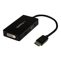 StarTech.com 3-in-1 DisplayPort Adapter - DP to VGA, DVI or HDMI Converter