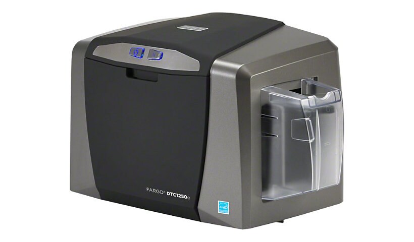 Fargo DTC 1250E - plastic card printer - color - dye sublimation/thermal re