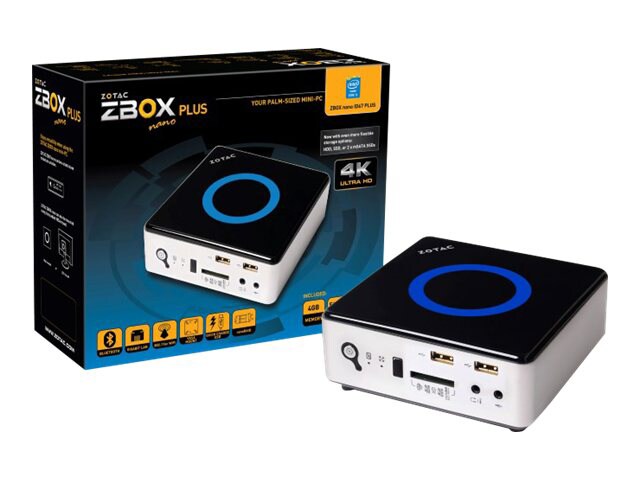 Zotac ZBOX Nano ID67 Plus Intel Core i3 4010U 1.7 GHz 500 GB HDD 4 GB RAM