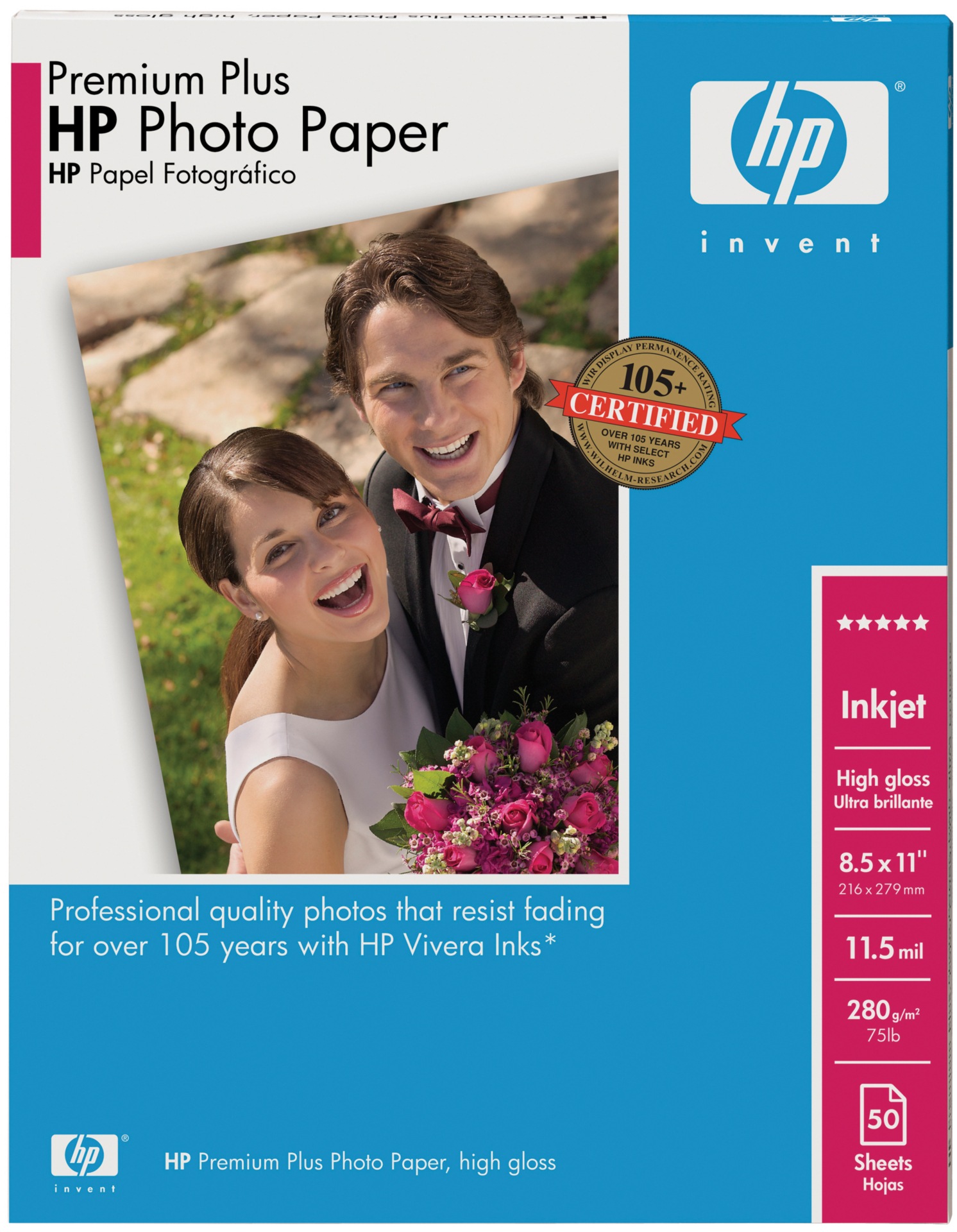 HP Premium Plus High-gloss Photo Paper