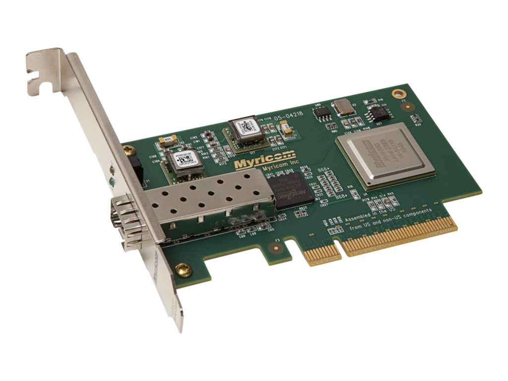 Myricom 10G-PCIE-8B-S - network adapter - PCIe x8 - 10 Gigabit SFP+ x 1 - TAA Compliant