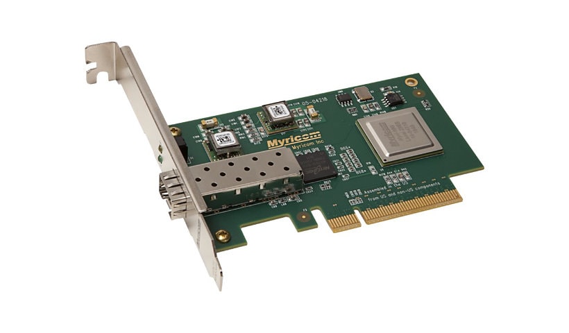Myricom 10G-PCIE-8B-S - network adapter - PCIe x8 - 10 Gigabit SFP+ x 1 - TAA Compliant