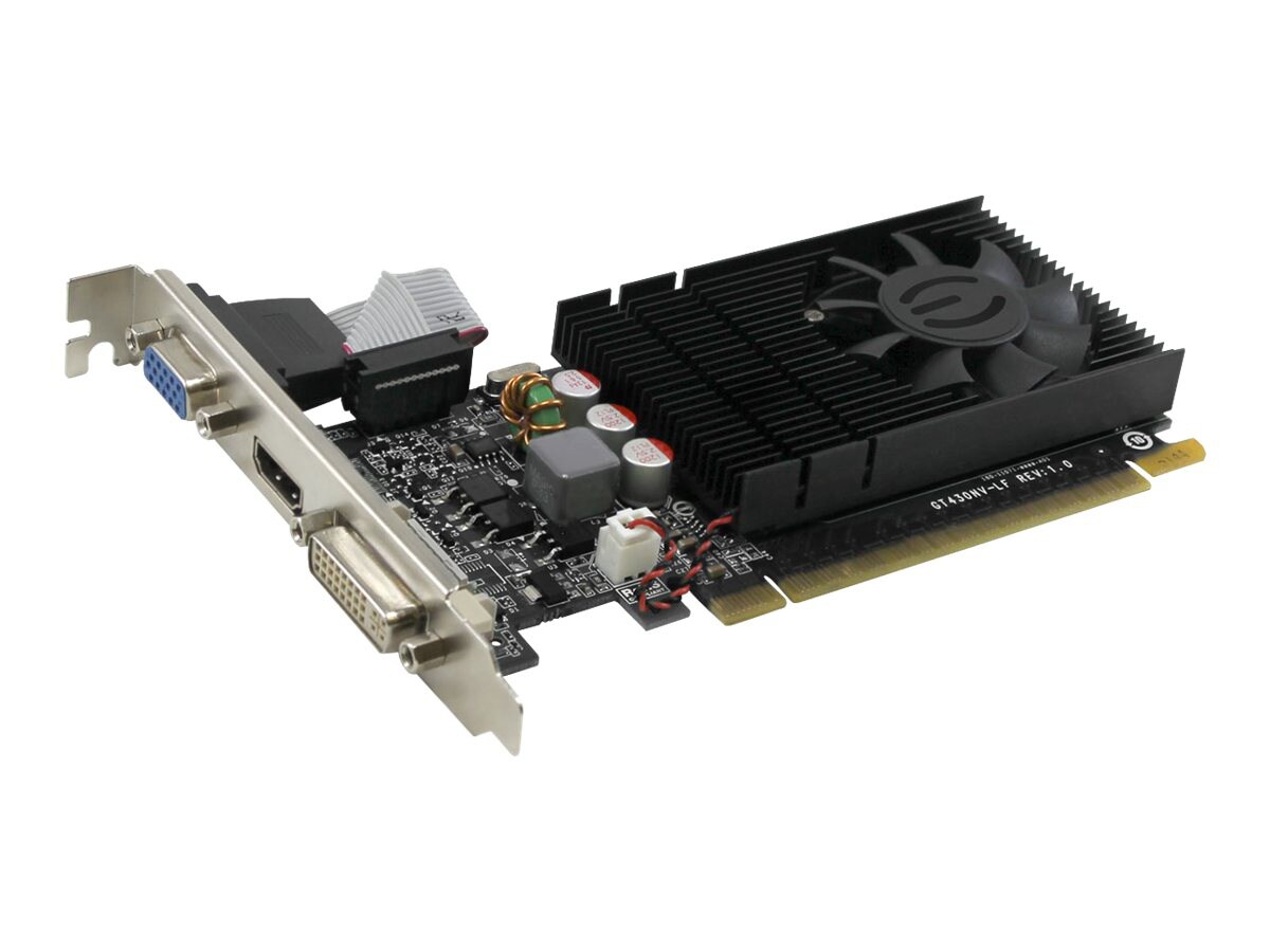 EVGA GeForce GT 730 LP - graphics card - GF GT 730 - 1 GB