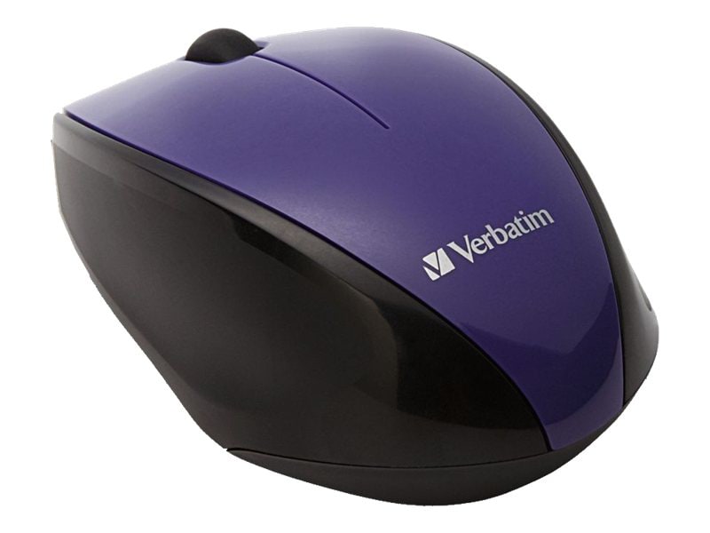 Verbatim Wireless Multi-Trac Blue LED - mouse - purple