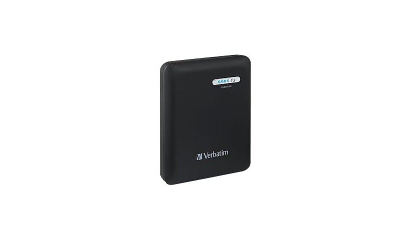 Verbatim Dual USB Portable Power Pack power bank - Li-Ion