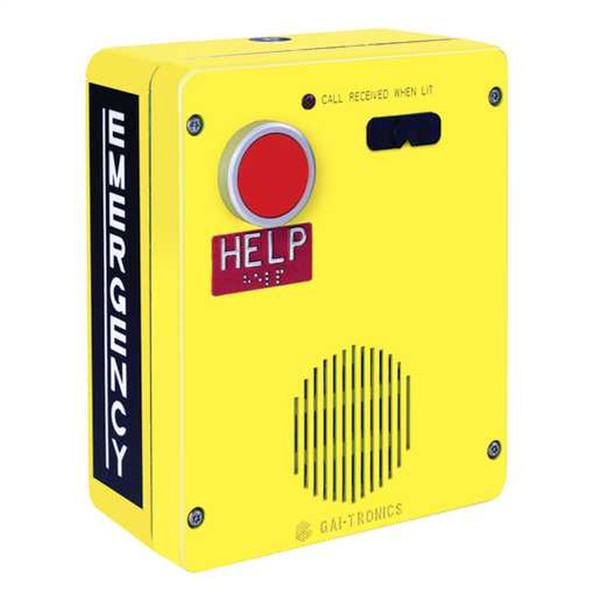 GAI-Tronics Weatherproof RED ALERT Emergency Telephone - Yellow