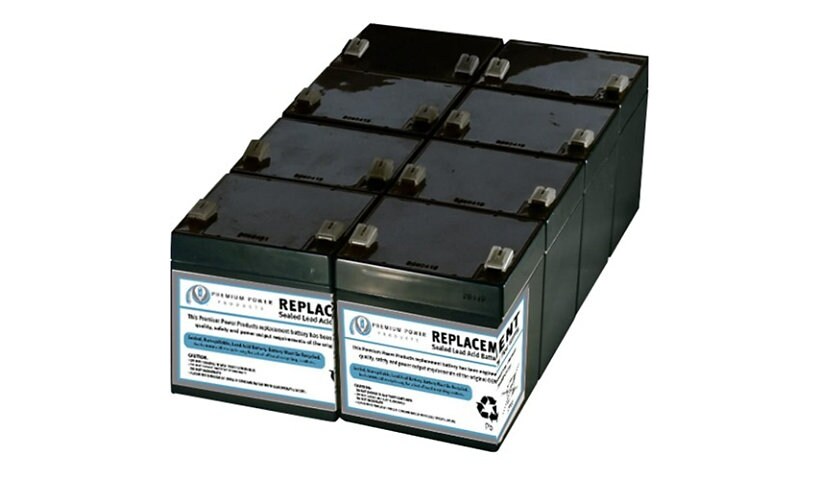 eReplacements Compatible Sealed Lead Acid Battery Replaces APC SLA43, APC RBC43, for use in APC Smart-UPS DLA2200RMI2U,