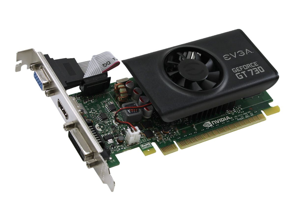 EVGA GeForce GT 730 LP Graphics Card - 2 GB RAM