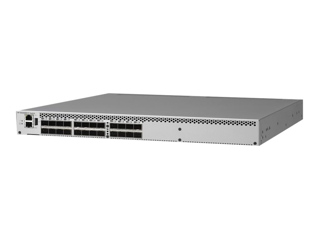 HPE SN3000B 16Gb 24-port/12-port Active Fibre Channel Switch - switch - 12 ports - rack-mountable - HPE Complete