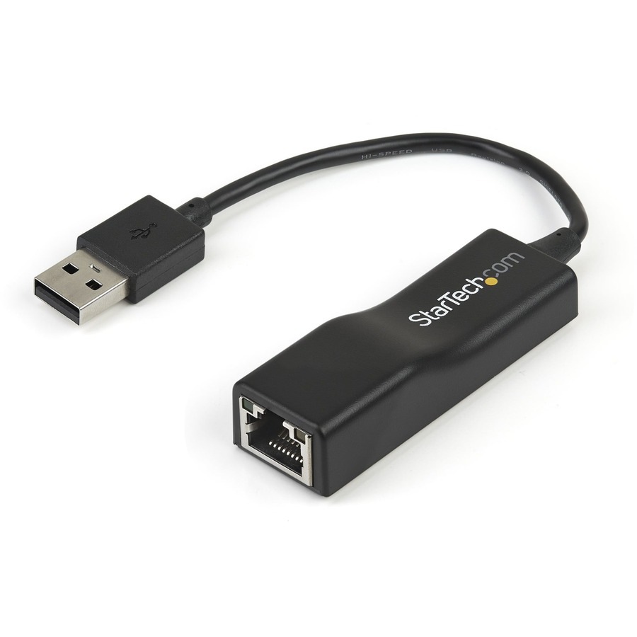 StarTech.com USB 2.0 to Ethernet Adapter, 10/100 Mbps Fast Network Dongle, USB to RJ45 Network Adapter, USB to NIC/RJ45