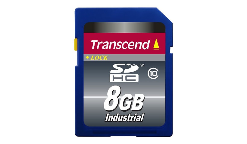 Transcend Industrial - flash memory card - 8 GB - SDHC
