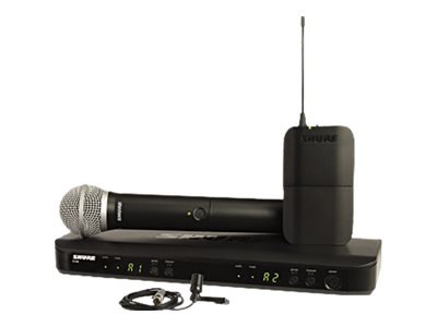 Shure BLX1288/CVL Dual Channel Combo Wireless System - wireless microphone