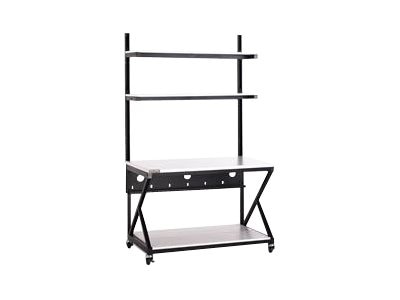 Kendall Howard Performance 200 LAN Station - workstation - rectangular - folkstone gray