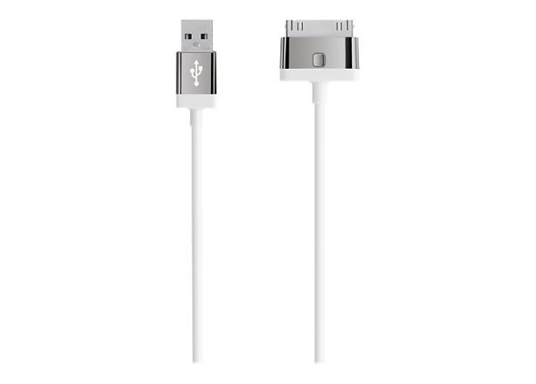 Belkin MIXIT ChargeSync Cable - iPad / iPhone / iPod charging / data cable - 4 ft