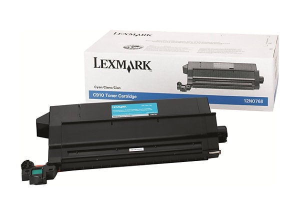 Lexmark 12N0768 Cyan Toner Cartridge